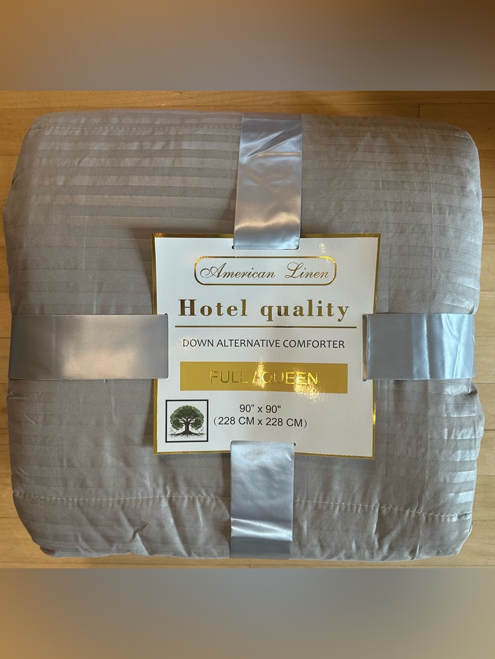 Full/Queen 100% Cotton Down Alternative Comforter -NIP